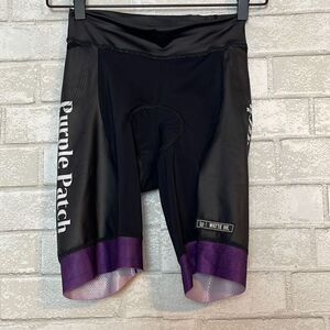 Wattie Ink Purple Patch Bike Cycling Shorts S